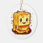 グリルチーズ好き セラミックオーナメント (左)