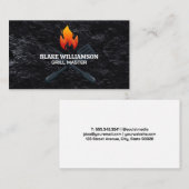 グリルツール | 火 | レストラン 名刺 (正面/裏面)