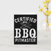 グリルバーベキューグリル認定Bbqピットマスター カード (黄色い花)