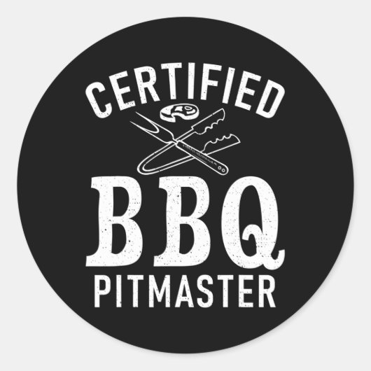 グリルバーベキューグリル認定Bbqピットマスター ラウンドシール (正面)