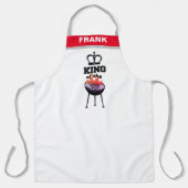 グリルパーソナライズされたのキングパーソナライズされた、エプロン エプロン (正面)