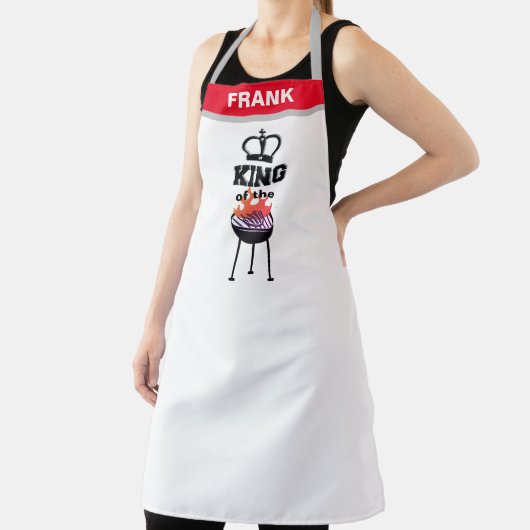 グリルパーソナライズされたのキングパーソナライズされた、エプロン エプロン (インサイチュ)