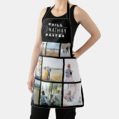 グリルパーソナライズされたマスター名フォトコラージエプロン エプロン (インサイチュ)