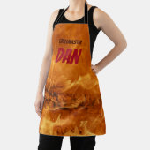 グリルパーソナライズされたマスターBBQエプロンパパギフト エプロン (インサイチュ)