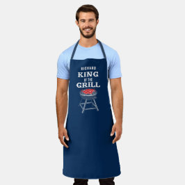 グリルパーソナライズされたBBQエプロンのキング エプロン
