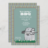 グリルパーティーの招待状 招待状 (正面/裏面)