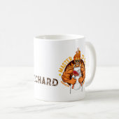 グリルファーザーデイギフトBBQシェフパパ コーヒーマグカップ (正面右)