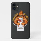 グリルファーザーデイギフトBBQシェフパパ Case-Mate iPhoneケース (裏面)