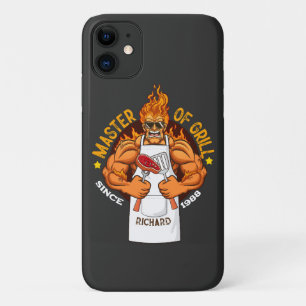 グリルファーザーデイギフトBBQシェフパパ iPhone 11 ケース