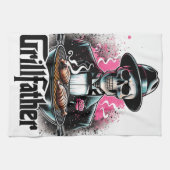 グリルファーザー焼きタオル キッチンタオル (横)