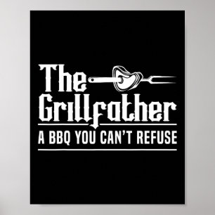 グリルファーザー BBQ バーベキュー グリルマスター バーベキュー ポスター