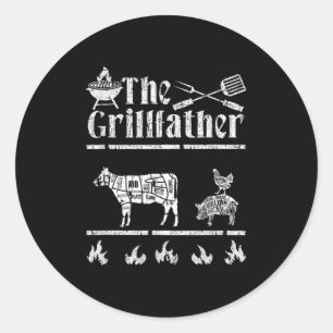 グリルファーザーIdがBbqを吸うおもしろい ラウンドシール