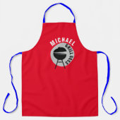 グリルボスエプロンパーソナライズされた- BBQシェフギフト エプロン (正面)