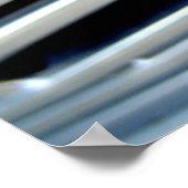 グリルポスターにピンクのバラ ポスター (角)