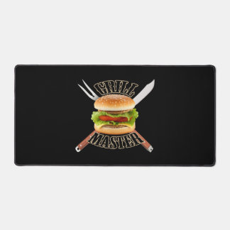 グリルマスターことわざバーベキューBBQデザイン デスクマット