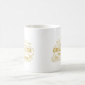 グリルマスターと最高のパパの永遠の父の日 コーヒーマグカップ (中央)