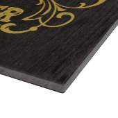 グリルマスターと最高のパパエバーファーズデイブラック カッティングボード (角)