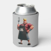 グリルマスターキングオブザグリルクーラーボックス 缶クーラー (缶正面)