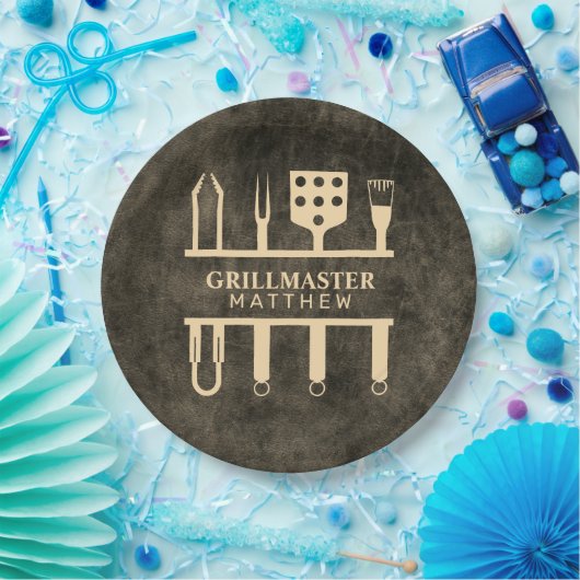 グリルマスタークラシックカスタムバーベークパーティー ペーパープレート (パーティー)