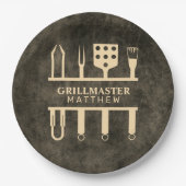 グリルマスタークラシックカスタムバーベークパーティー ペーパープレート