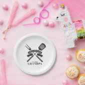 グリルマスターグランドパファーザーズデイBBQカスタム ペーパープレート (パーティー)