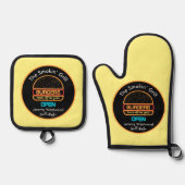 グリルマスターグリリングBBQ 鍋つかみ&鍋敷きセット (正面)