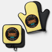 グリルマスターグリリングBBQ 鍋つかみ&鍋敷きセット (正面/裏面)