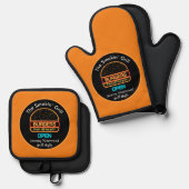 グリルマスターグリリングBBQ 鍋つかみ&鍋敷きセット (正面/裏面)