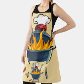 グリルマスターパパエプロンおもしろい- BBQシェフギフトfor F エプロン (インサイチュ)