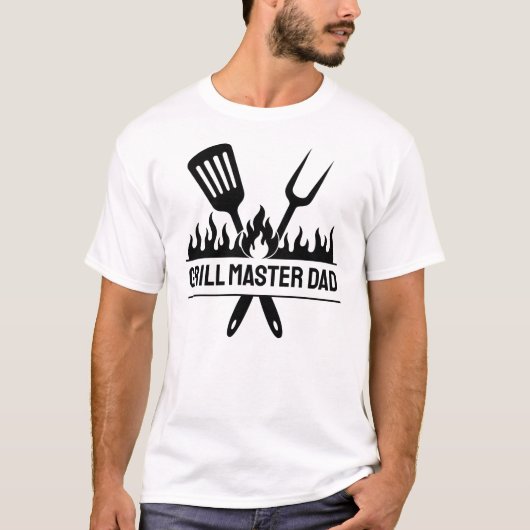 グリルマスターパパ Tシャツ (正面)