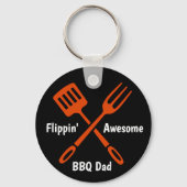 グリルマスターパパBBQ キーホルダー (裏面)