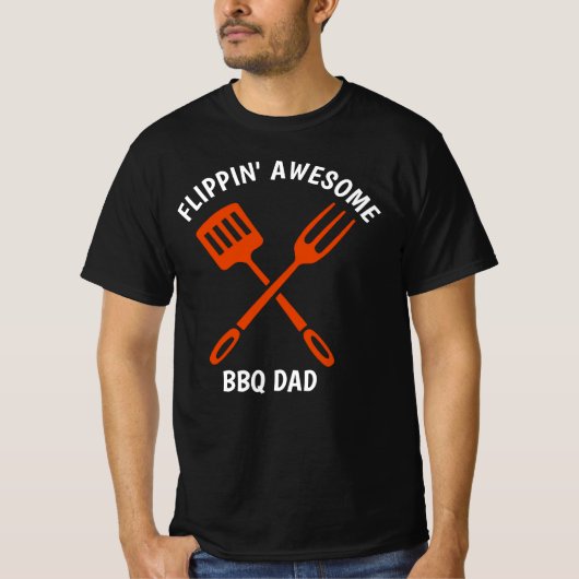 グリルマスターパパBBQ Tシャツ (正面)