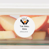 グリルマスター名の追加文字料理最高のbarequ ラベル (貼付)