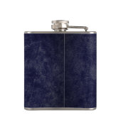 グリルマスター名 ネイビーレザー質感 フラスク (裏面)