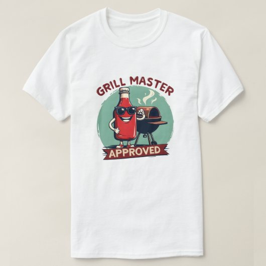 グリルマスター承認済み Tシャツ (デザイン正面)