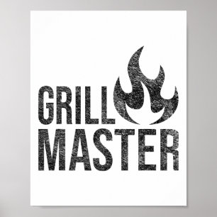 グリルマスター火炎Byrbecue BbqスモークチャーオープンFi ポスター