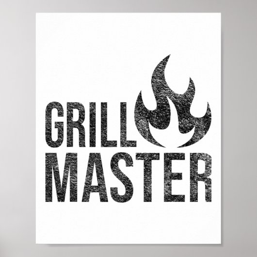 グリルマスター火炎Byrbecue BbqスモークチャーオープンFi ポスター (正面)