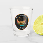 グリルマスター焼きショットガラス飲み物用品 ショットグラス (正面)