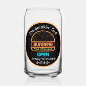 グリルマスター焼きビール缶ガラス飲み物用品 ガラス缶 (裏面)