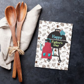 グリルマスター父のデイカードとおもしろいBBQテーマ カード