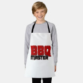 グリルマスター用エステティックBBQマスターデザイン エプロン (着用した状態)