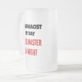 グリルマスター薬剤師 フロストグラスビールジョッキ (正面左)