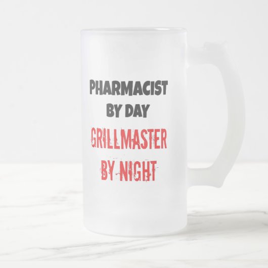 グリルマスター薬剤師 フロストグラスビールジョッキ (右)