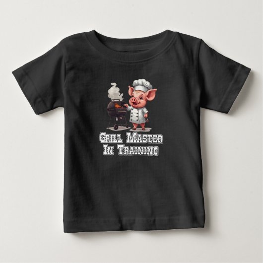 グリルマスター見習い ベビーTシャツ (正面)