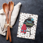 グリルマスター誕生日カードとおもしろいBBQテーマ カード