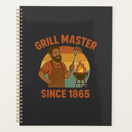 グリルマスター1865年十二月BBQ伝統 プランナー手帳 (正面)