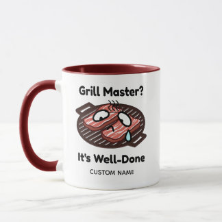 グリルマスター・ウェルダン 楽しいBBQ ダッド ギフト マグカップ