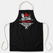 グリルマスター-カスタムのカスタマイズ文字 エプロン (正面)