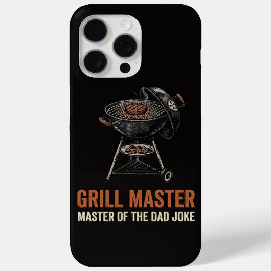 グリルマスター ダッドジョークの達人 父の日 Case-Mate iPhoneケース (裏面)