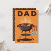 グリルマスター ダディ BBQ 父の日カード カード (正面/裏面インサイチュ)